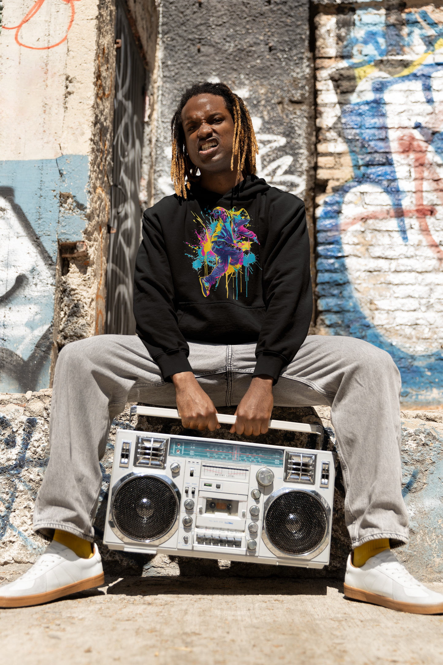 Modeez Herren Hoodie – „Motion in Rhythm“ | Premium Streetwear