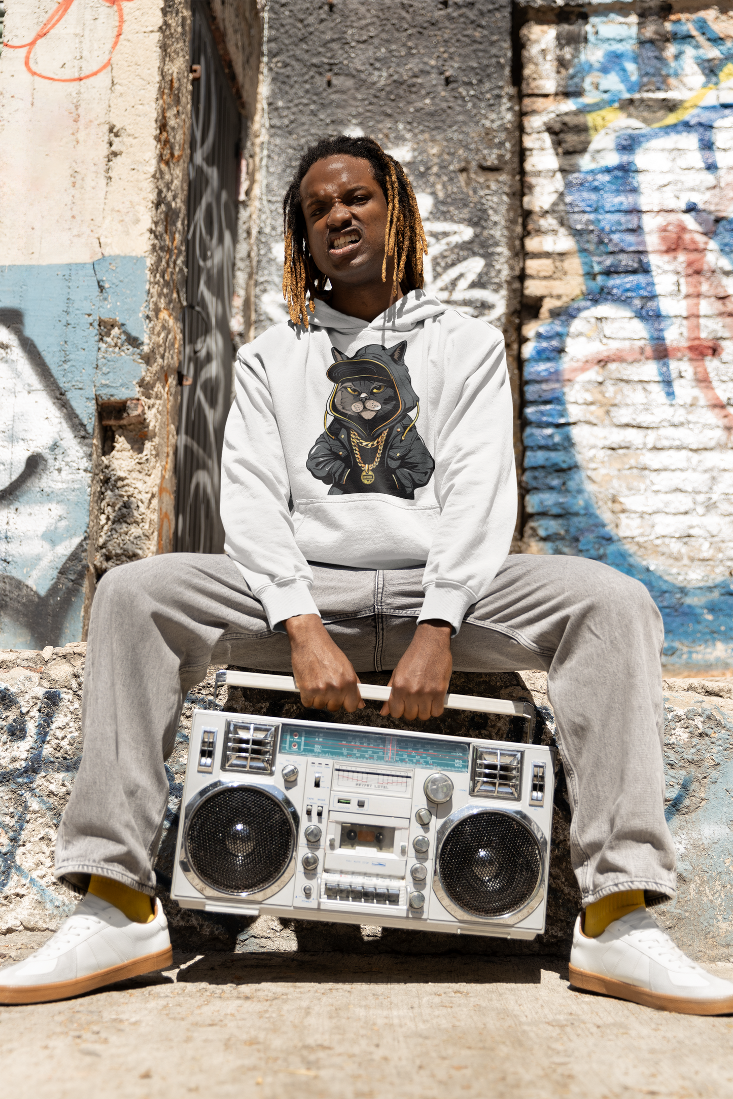 Modeez Herren Hoodie – „Hip Hop Pulse“ | Premium Streetwear