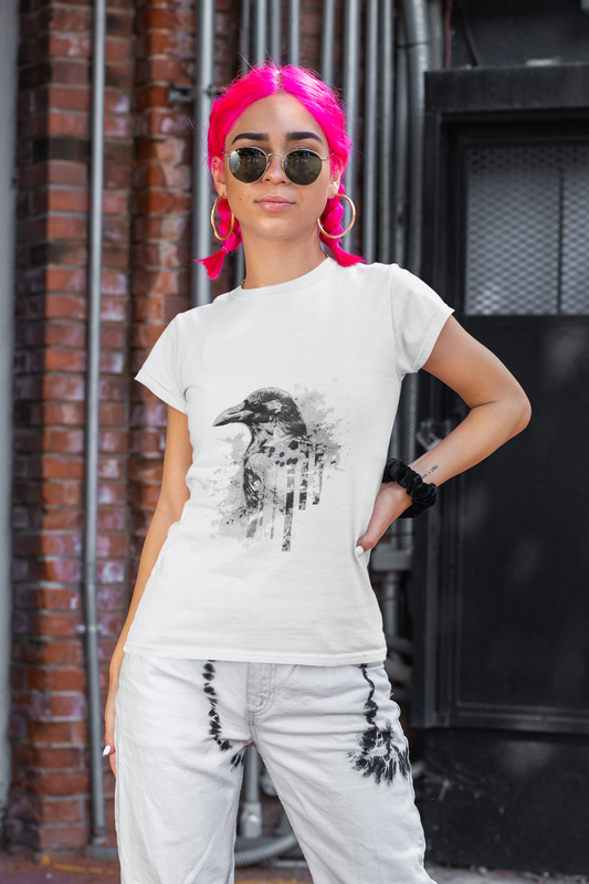 Modeez Organic Damen Shirt – „Silent Flight“ | Premium Streetwear
